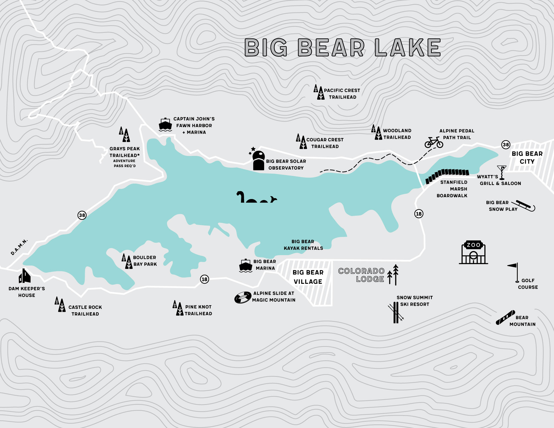 Big Bear Map