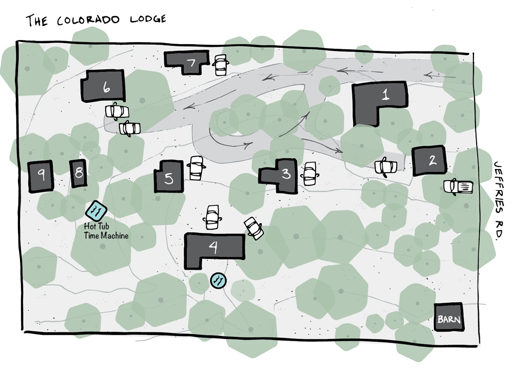 Colorado Lodge Map